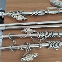 Bastoni per tende in acciaio 