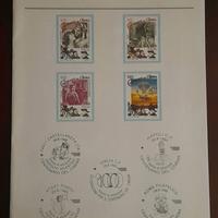 Francobolli Folder Poste Italiane 1995 più Quartin