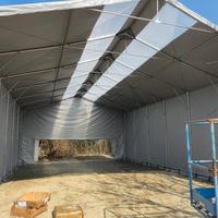 Gazebo tendostruttura 6x12m PVC copertura completa