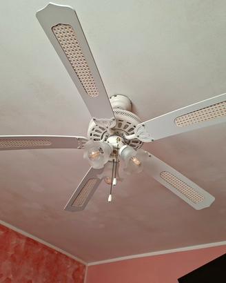 Ventilatore da soffitto 5 pale con 3 lampadine