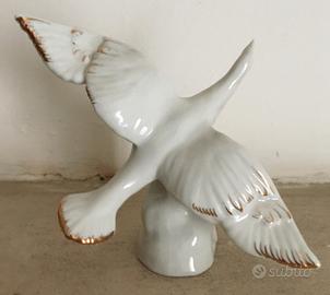 Gabbiano in porcellana