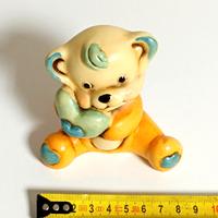 Orsetto ceramica Capodimonte De Gregorio