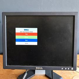 Monitor Dell + casse PC + cuffie + telefoni + cavi