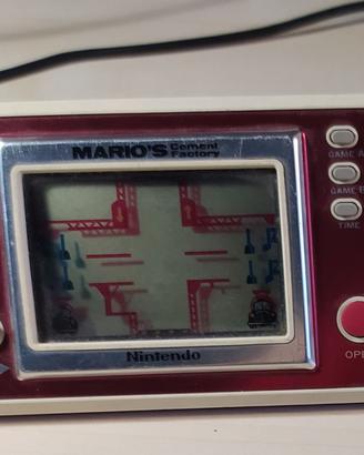 Mario's Cement Factory – Nintendo Game & Watch
