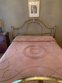 Letto matrimoniale in ottone
