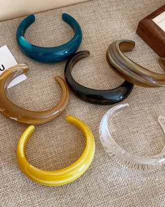 Stock bracciale rigido in acrilico Sfumato