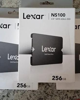 3 pezzi lexar ns100 2,5" 256gb ssd 2,5 interno int
