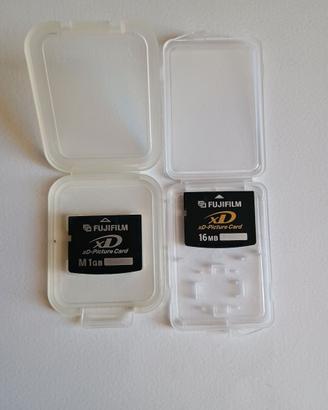 Coppie di schede di Memoria Fujifilm xD cards