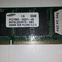 Coppia Schede RAM per Notebook