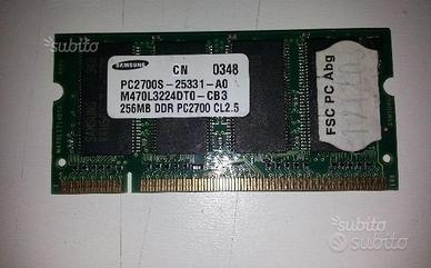 Coppia Schede RAM per Notebook