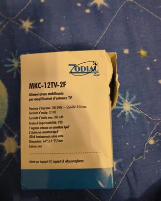 ALIMENTATORE 2 USCITE PER ANTENNA TV 