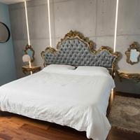 letto stile veneziano originale anni 60-2 comodini