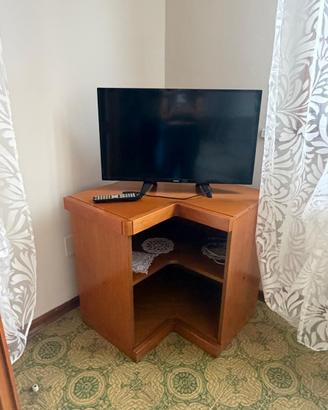 Mobile porta Tv angolare in legno
