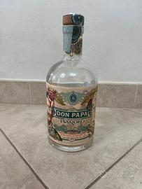 Bottiglia vuota in vetro rum Don Papa