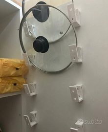 Porta Coperchi Salvaspazio Cucina - Kit 10 Pezzi