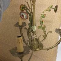 Lampadario metallo, barocco