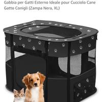 recinto pieghevole per cani 