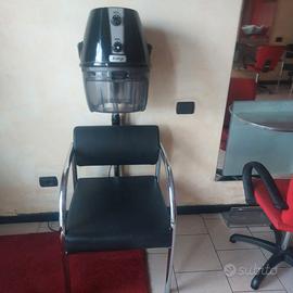 poltrona con casco/casco con gambo/4 poltroncine