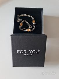 Bracciale  For You Jewels  bicolore stella