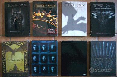 TRONO DI SPADE DVD Game of thrones ALL 8 stagioni
