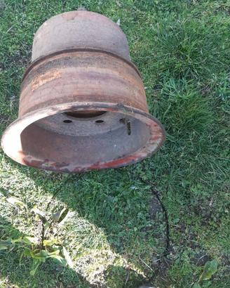 Coppia di cerchi per muletto gemellari da 15"