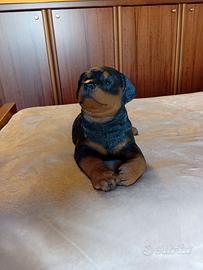 Rottweiler cucciolo bel soprammobile realistico