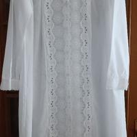 Camicia da notte bianca NUOVA MAI USATA