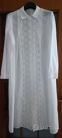 Camicia da notte bianca NUOVA MAI USATA