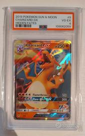 Pokemon Charizard GX PSA 4 Hidden Fates 9/68 Eng