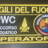VIGILI DEL FUOCO PATCH TOPPA RICAMATA PWC OPERATOR