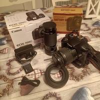 eos 1100 canon con obiettivi e borsa