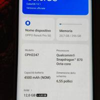 OPPO RENO 6 PRO 5G - 256 GB
