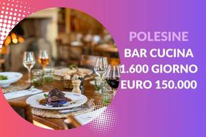 28R bar bistrò con cucina, 1.600 al giorno