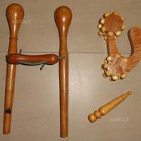 Articoli massaggio Tailandese in LEGNO, ORIGINALI