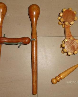 Articoli massaggio Tailandese in LEGNO, ORIGINALI