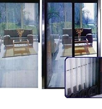 Zanzariera stop inset plisse' plissettata bianco