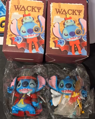 Lotto 2x statuetta Stitch Wacky - sigillati