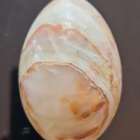 Uovo decorativo in onice pietra dura