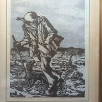 xilografia Edimo Mura artista sardo