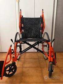 Carrozzina pieghevole Vocicu31 – Telaio arancione