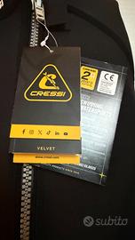 Muta Cressi Velvet 3mm uomo taglia XL nuova