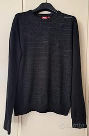 Maglia girocollo uomo nera, QuikSilver 