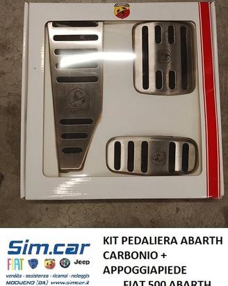 KIT PEDALIERA FIAT 500ABARTH