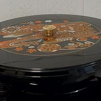 Vassoio Carillon Girevole Vintage Giapponese  Lacc