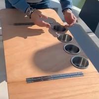 Tavolino allungabile barca