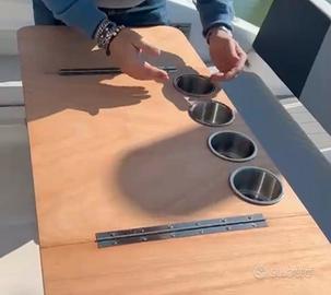 Tavolino allungabile barca