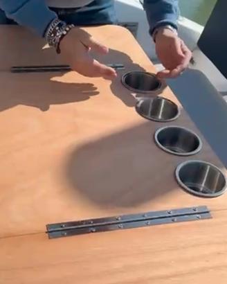 Tavolino allungabile barca