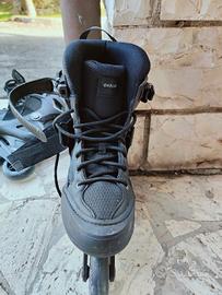 Pattini in linea Total black