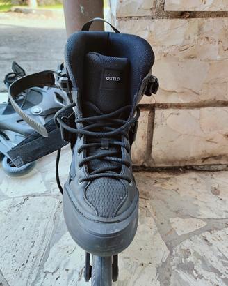 Pattini in linea Total black