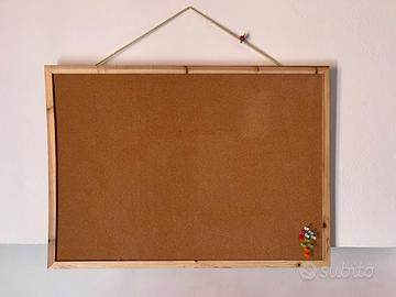 Bacheca in sughero 70cm x 50cm